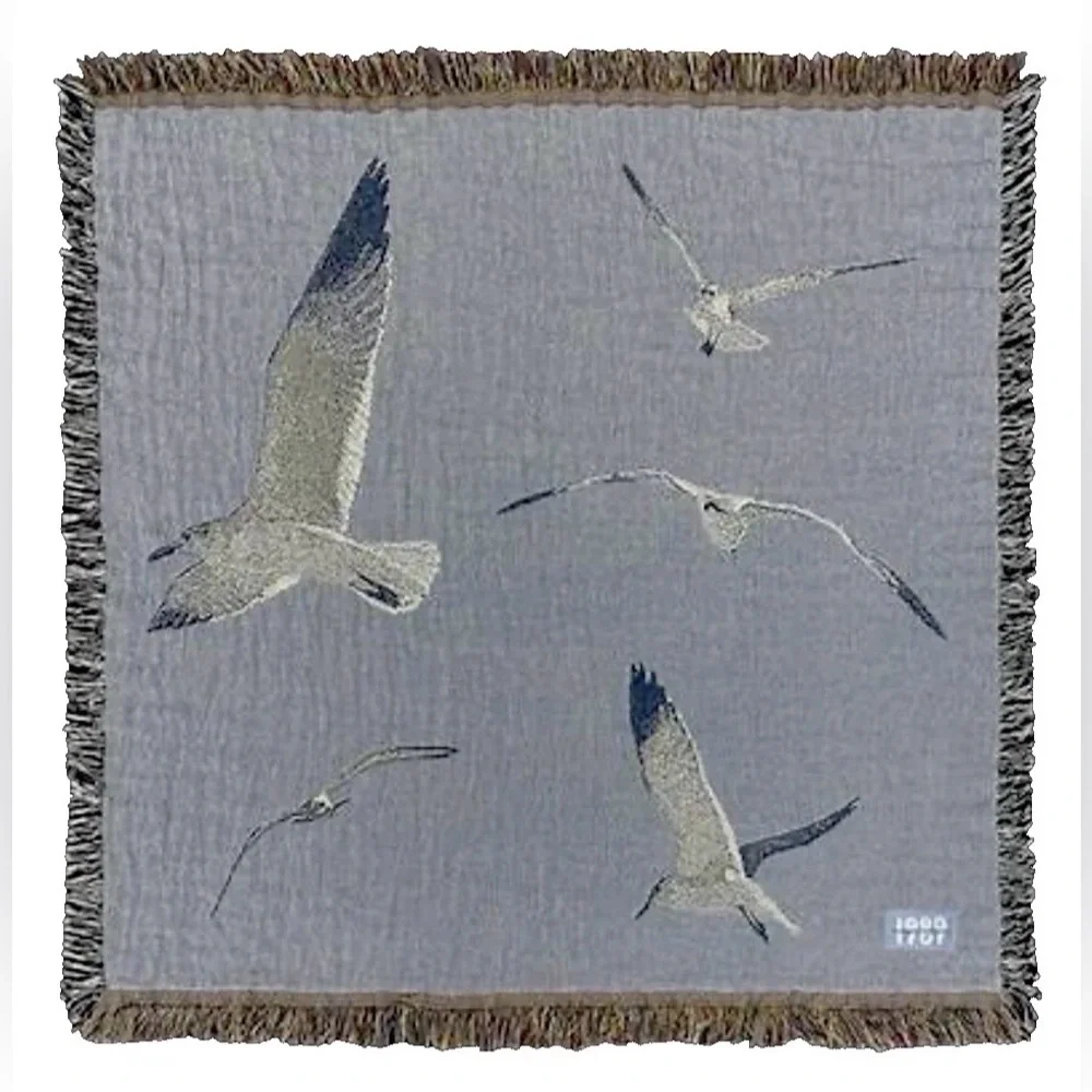 Taylor Swift 1989 Taylor’s Version Blue Seagull Woven Blanket Swifties VGC RARE